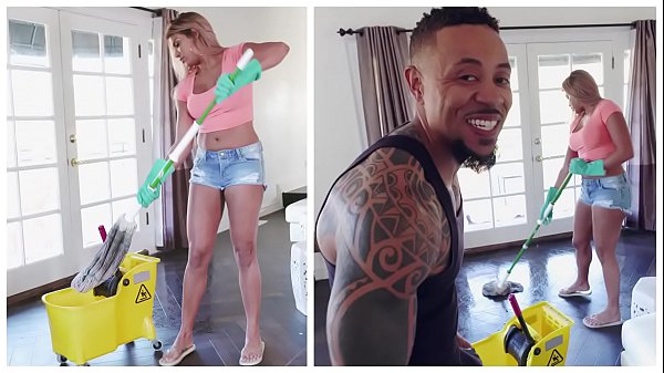 BANGBROS – Latina Maid Mercedes Carrera Takes 2 Big Black Cocks