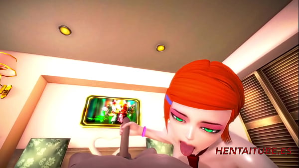 Ben Teen Hentai 3D – Gwen handjob, cunnilingus, blowjob and fucked with a blonde boy 1/2